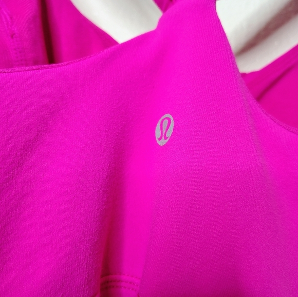 LULULEMON Women's Cross My Heart Tank Paris Pink Sz 8 💗 - Picture 9 of 16